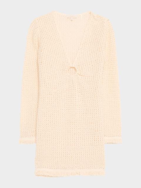 Cassie Crochet Sun Dress Coverup