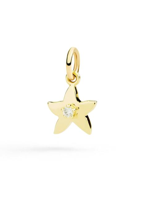 YELLOW GOLD & WHITE DIAMOND STAR CHARM