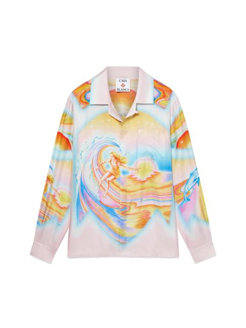 Psychedelic Nirvana Silk Shirt | Casablanca Paris
