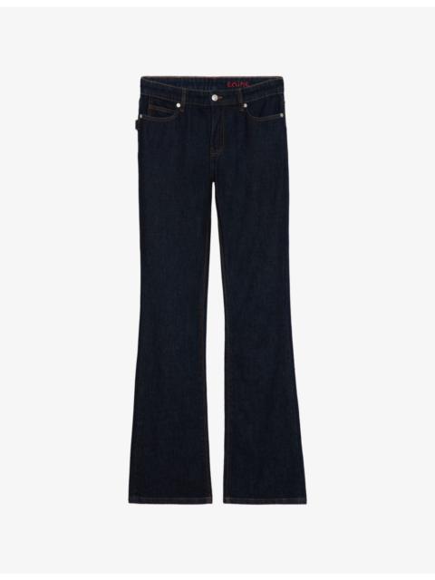 Eclipse Flared Mid-Rise Denim Jeans