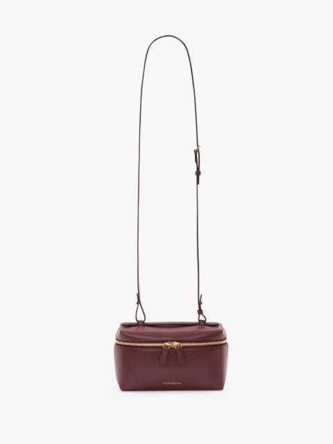 Vanity Crossbody In Burgundy Leather