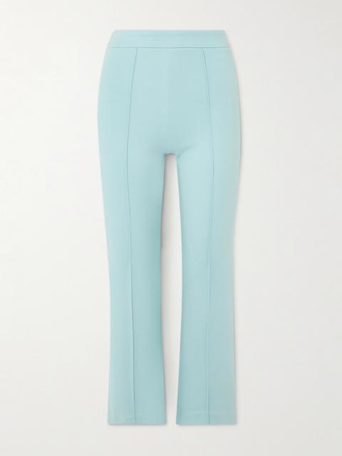 Knack Cropped Stretch-jersey Straight-leg Pants