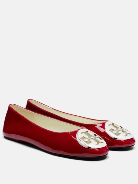 Reva embellished patent leather ballet flats