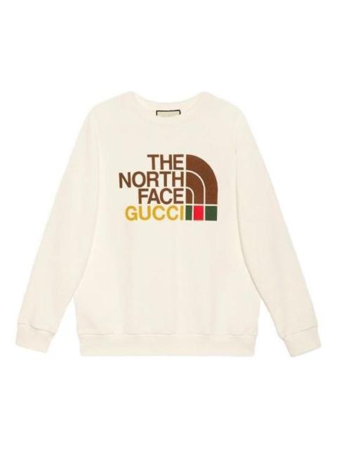The North Face x Gucci cotton sweatshirt