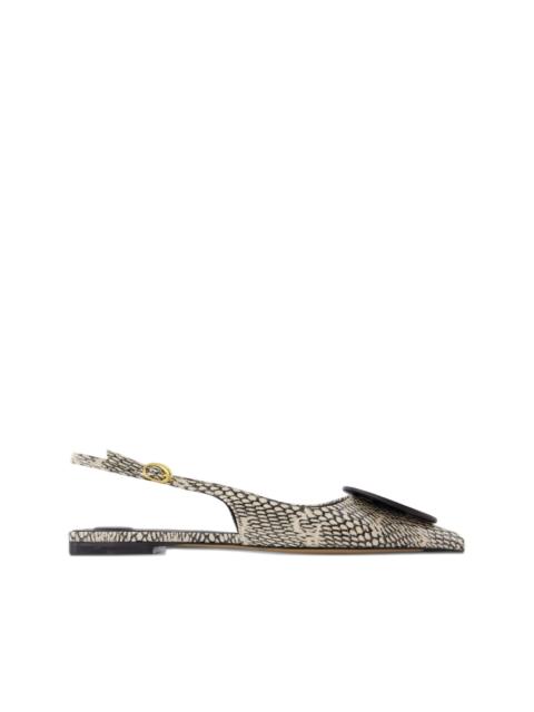 The Duel slingbacks flat pumps