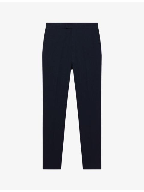 Found slim-leg mid-rise stretch-woven trousers