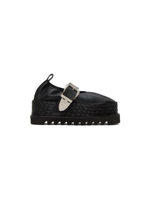 Black Platform Espadrilles