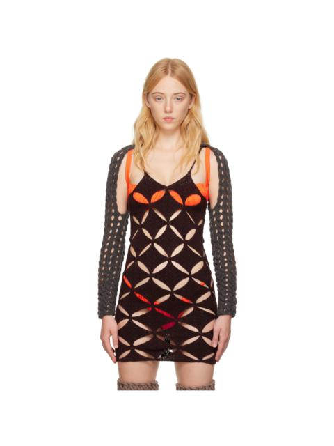 SSENSE Exclusive Gray Minicable Gloves