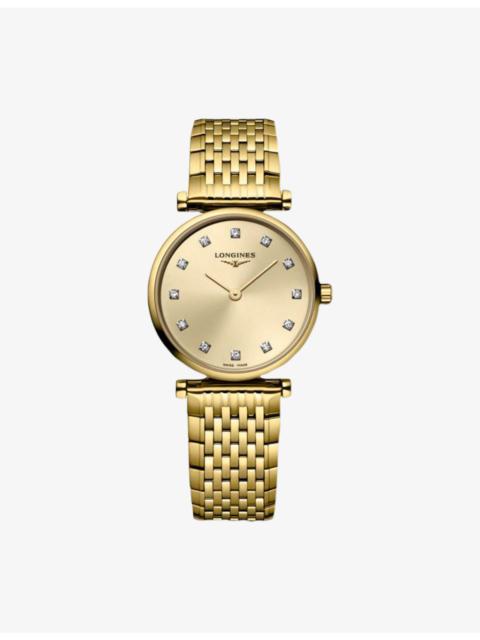 L4.209.2.37.8 La Grande Classique Yellow PVD Coated Stainless-Steel And 0.048ct Diamond Quartz Watch