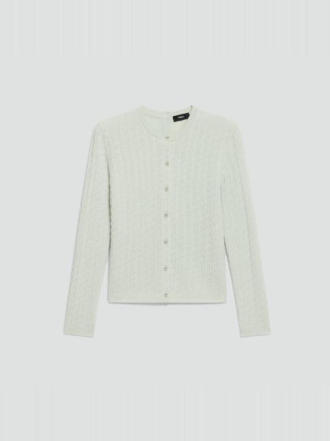 Cable-Knit Cardigan in Cashmere
