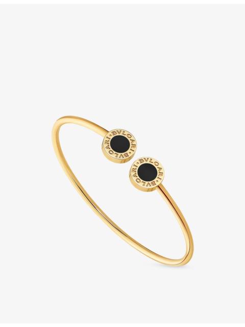 Bvlgari Bvlgari 18ct Yellow-Gold and Onyx Bracelet