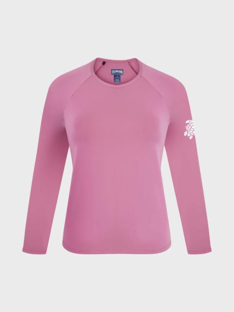 WOMEN LONG SLEEVES RASHGUARD TOP SOLID