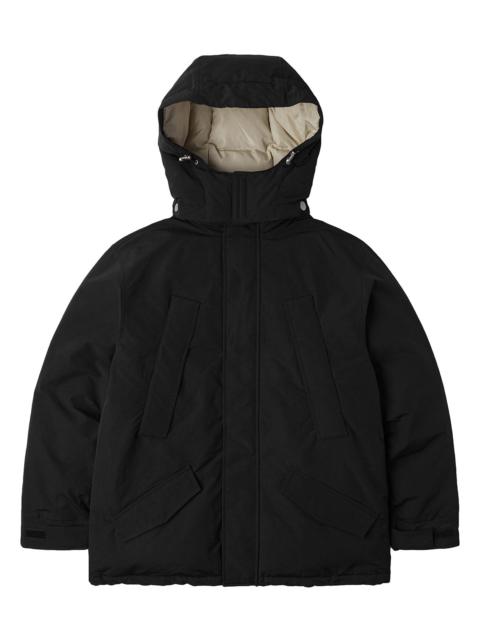 Seagull Embroidery Regular Fit Waterproof Down Jacket