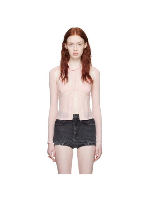 Pink Cutout Shirt