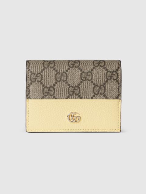 Bi-color GG Marmont small wallet