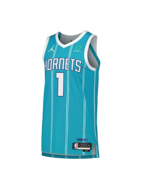 Air Jordan x NBA Charlotte Hornets Icon Edition 22-23 Dri-FIT Swingman Jersey 'LaMelo Ball 1' CN6336