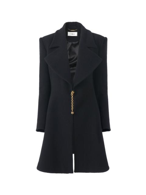 RIDING COAT IN WOOL BOUCLETTE