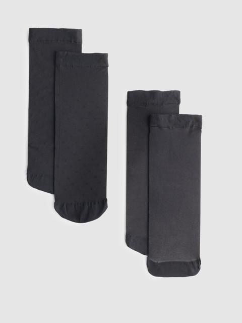 Two-Pack Sheer Ankle Socks