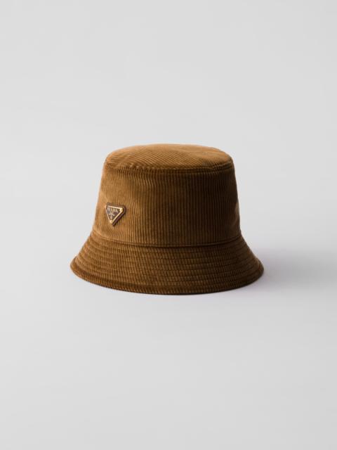 Corduroy bucket hat