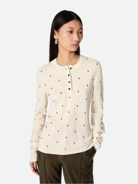 Cotton Embroidered Matches Top