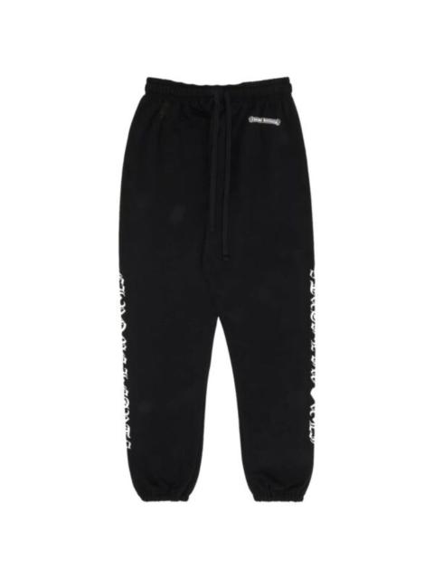 logo-print track pants