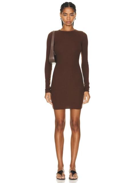 Long Sleeve Crewneck Mini Dress