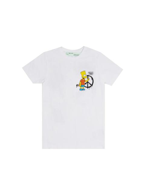 OFF-WHITE Bart Peace T-Shirt White