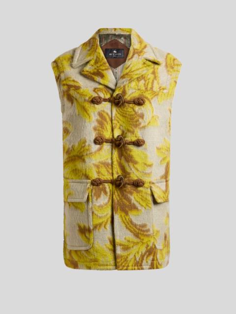 WOOL-BLEND JACQUARD WAISTCOAT