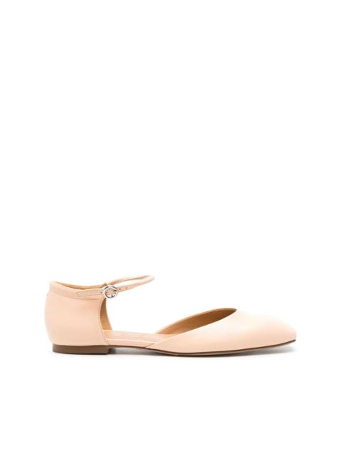 Uma leather ballerina shoes