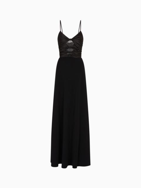 TECHNICAL CADY CUT-OUT DRESS WITH JEWEL DETAIL