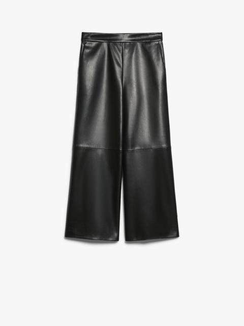LUCIANA Coated fabric trousers
