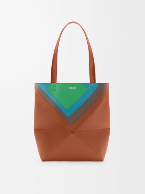 Medium Puzzle Fold tote in nappa calfskin