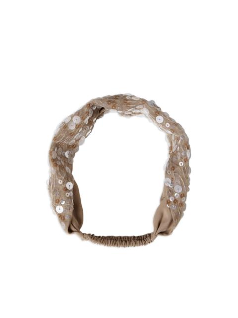 embroidery sequin headband