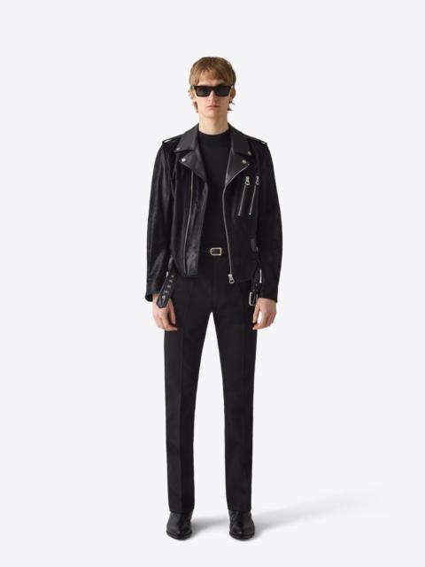 LEATHER JACKET 15 BLACK FUR