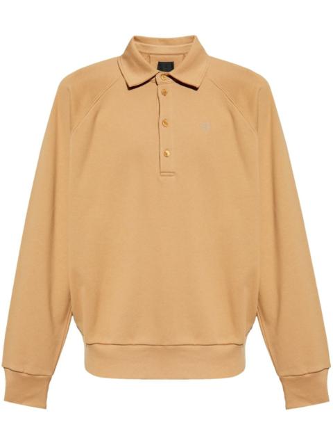 logo-embroidered polo shirt