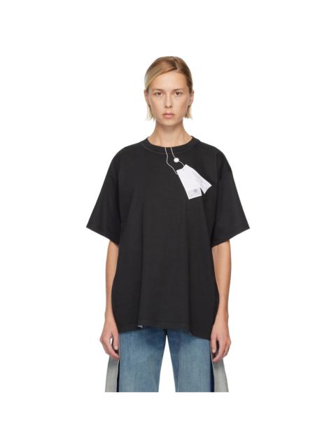 Black & White Trompe l'oeil T-shirt
