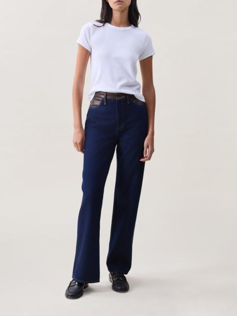 Lori Wide-Leg Jeans Lightweight Rigid in Rinse Combo