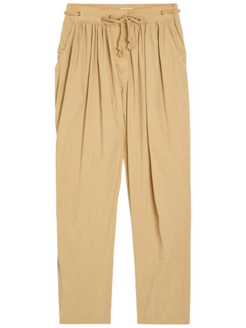 Isabel Marant Falcona Drawstring Woven Trousers