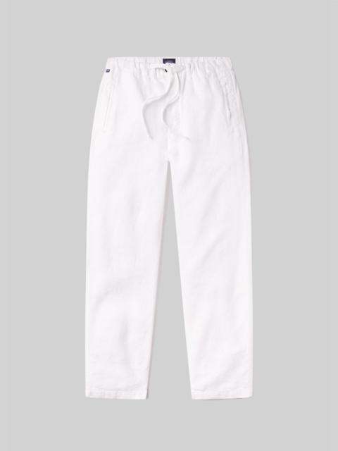 Drawstring Deck Linen Pant
In White