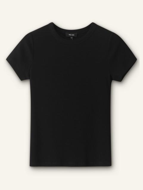 Fitted Crew Neck Tee