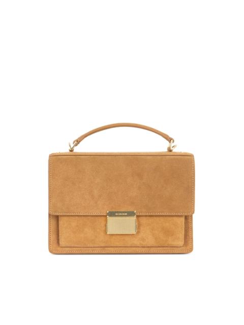 small Venezia top handle leather tote