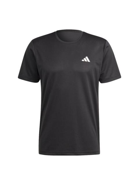 adidas Tennis Fab T-Shirts 'Black' HR8727