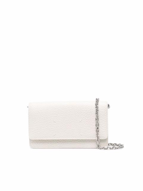 LARGE CHAIN WALLET - GREIGE