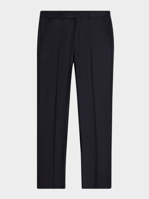Men's Trofeo Wool Flat-Front Trousers