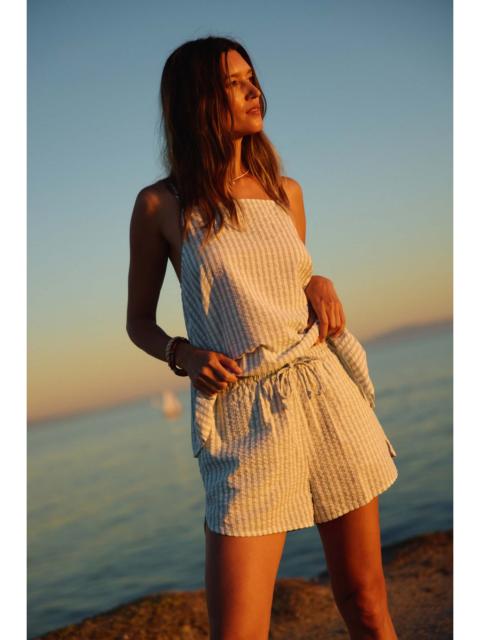 Millie Seersucker Beach Shorts