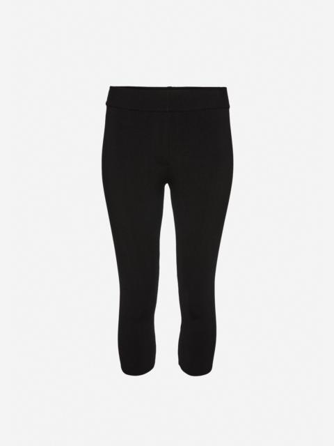 Capri knit pants in black