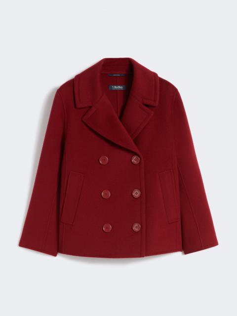 ELISE Wool drap pea coat