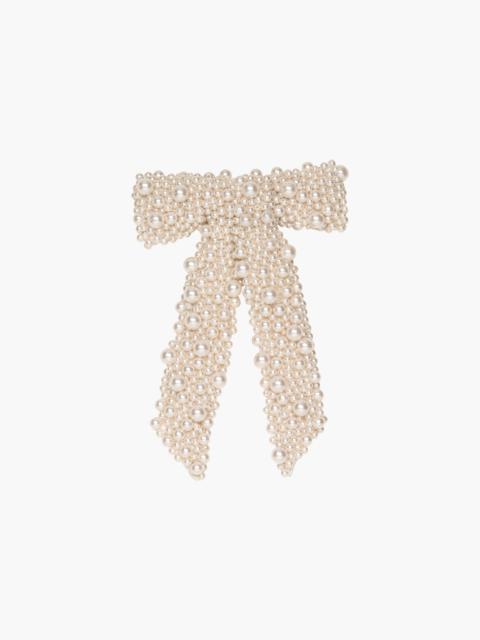 Donna Pearl Bow Barrette