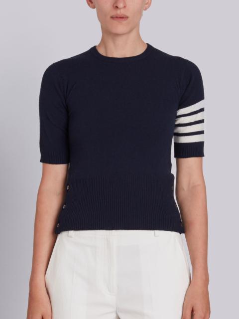 Cashmere Stripe Detail Sweater
