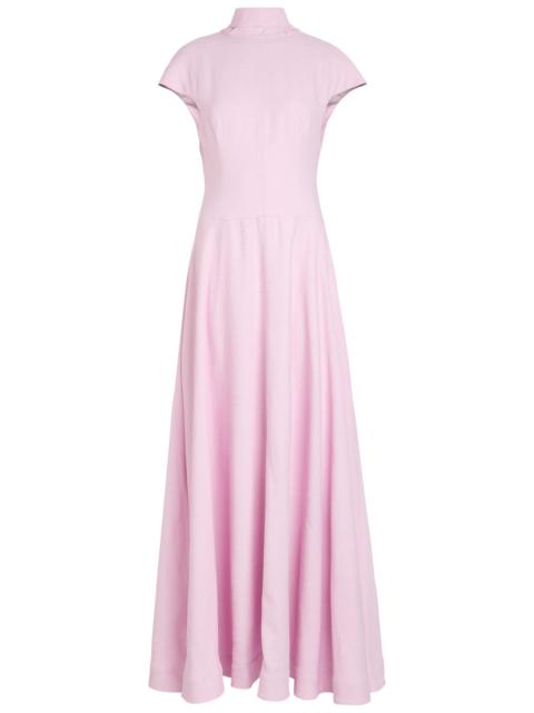 Armarium Arielle Reverse Collar Maxi Dress